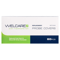 Welcare Ear Thermometer 2 in 1 + Welcare Thermometer Replacement Probe 60 Covers