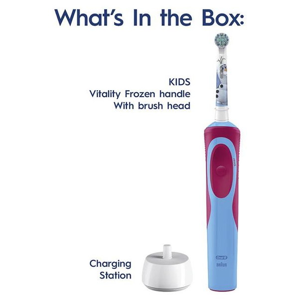 Oral B Vitality Kids Frozen Electric Toothbrush 1 Pack