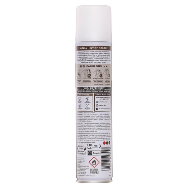 Batiste Colour Dry Shampoo Dark Hair 200ml