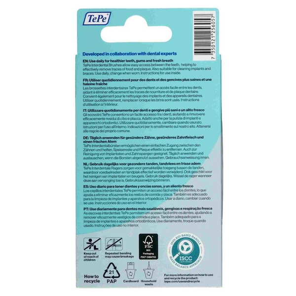 TePe Interdental Brush Size 2 Red 6 Brushes
