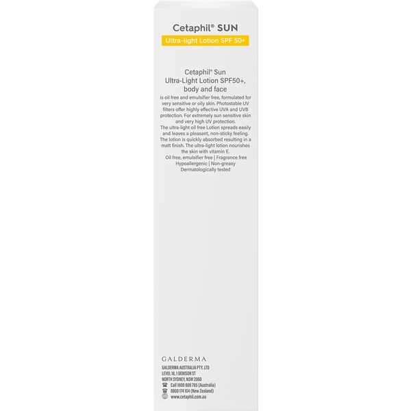 Cetaphil Sun SPF50+ Ultra Light Lotion 100ml