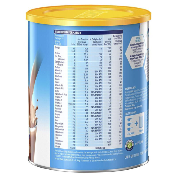 Sustagen Hospital Formula 840g Chocolate Flavour