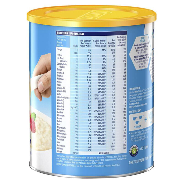 Sustagen Hospital Formula 840g Neutral Flavour