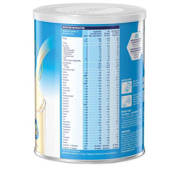 Nestle Kid Essentials Nutritionally Complete 800g Vanilla Flavour