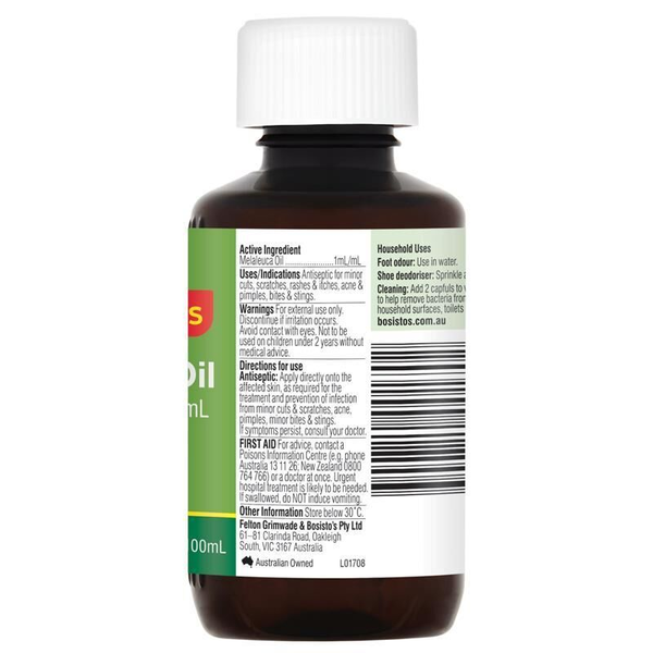 Bosisto's Tea Tree Oil 100ml