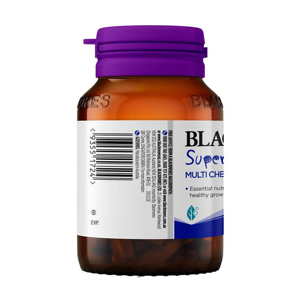 Blackmores Superkids Multi Chewables 60 Chewable Tablets