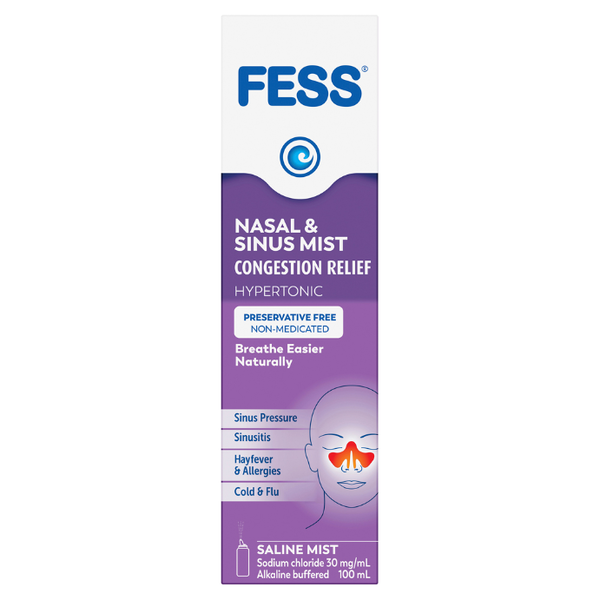 Fess Nasal & Sinus Mist Hypertonic Spray 100ml