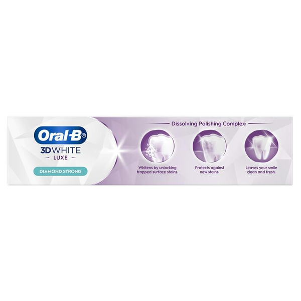 Oral B 3D White Luxe Diamond Strong Toothpaste 95g