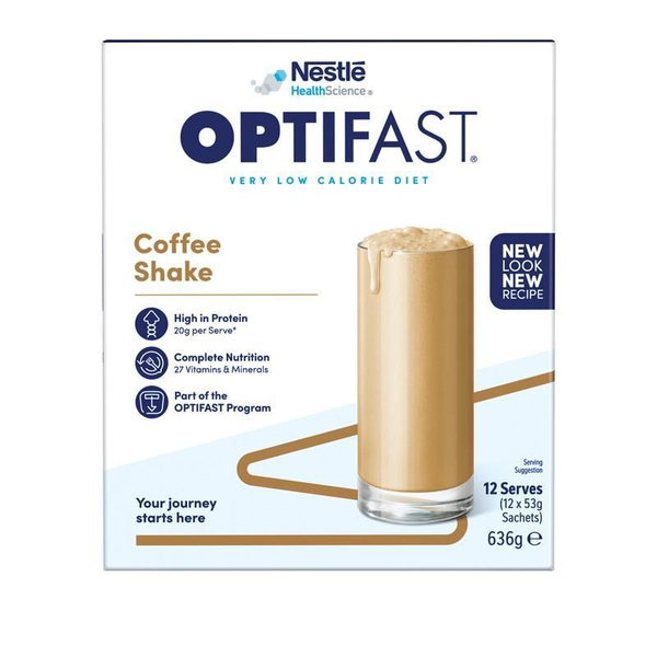 Optifast VLCD Shake Coffee 12 x 53g Sachets