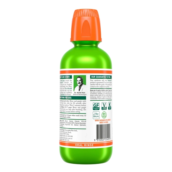 TheraBreath Fresh Breath Oral Rinse Mild Mint 473ml
