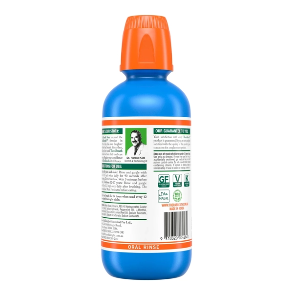 TheraBreath Fresh Breath Oral Rinse Icy Mint 473ml