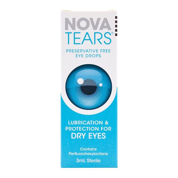 Nova Tears Preservative Free Lubricating Eye Drops 3ml