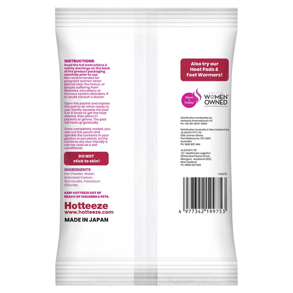 Hotteeze Hand Warmers 10 Pads