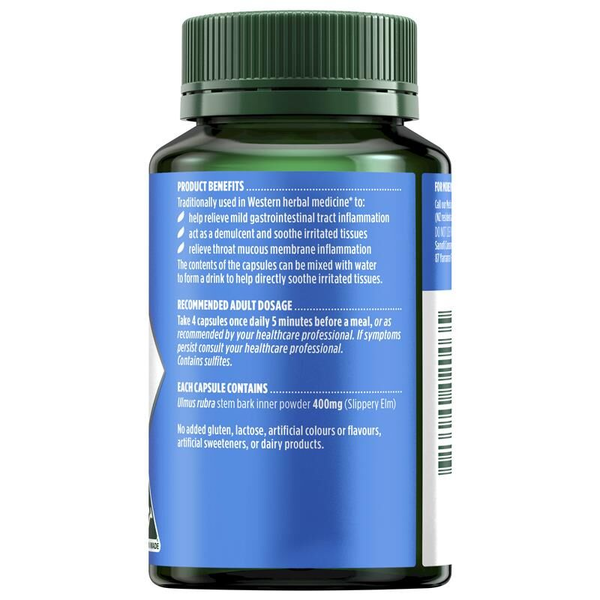 Nature's Own Slippery Elm 60 Capsules