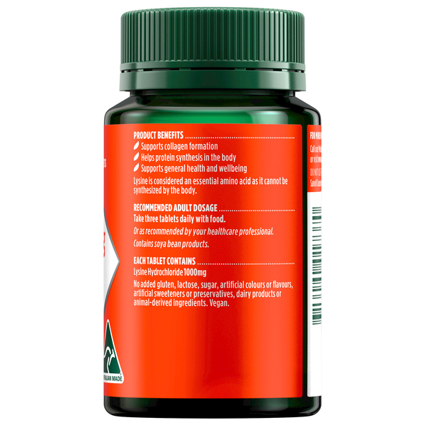 Nature's Own Lysine 1000mg 50 Tablets
