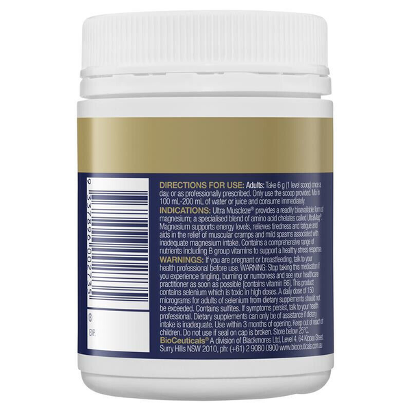 BioCeuticals Ultra Muscleze 180g Oral Powder