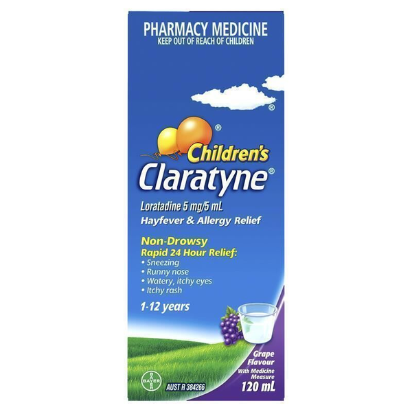 Claratyne Children's Grape Flavoured 120ml Syrup
