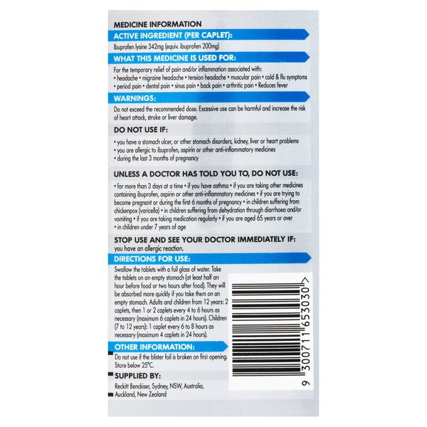 Nurofen Quickzorb 24 Caplets