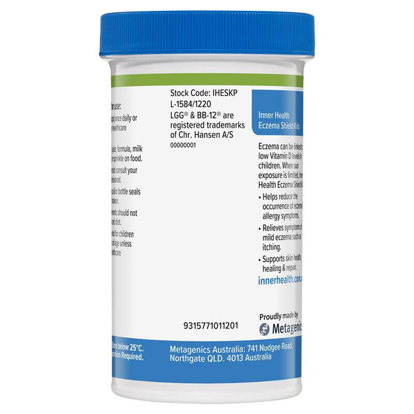 Inner Health Eczema Shield Kids Probiotic Powder 60g