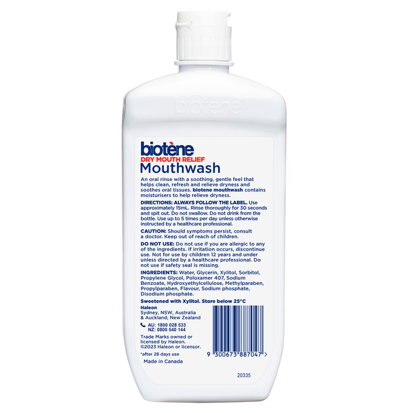 Biotene Dry Mouth Relief Mouthwash Fresh Mint 470ml