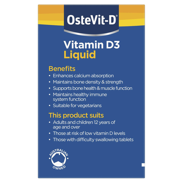 OsteVit-D Vitamin D3 1000IU Liquid 50ml