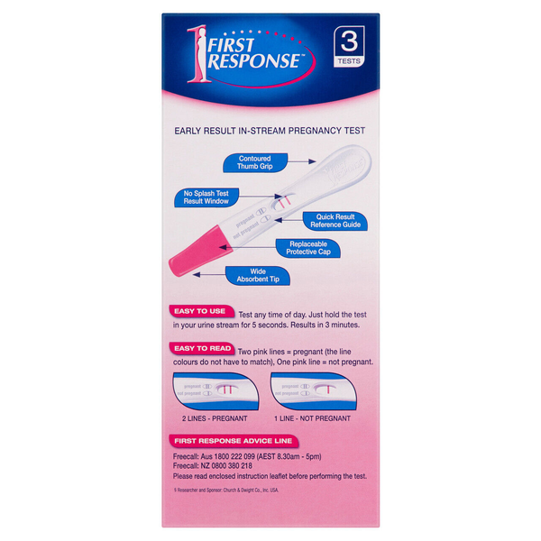 First Response Early Result In-Stream Pregnancy Test - 3 Tests