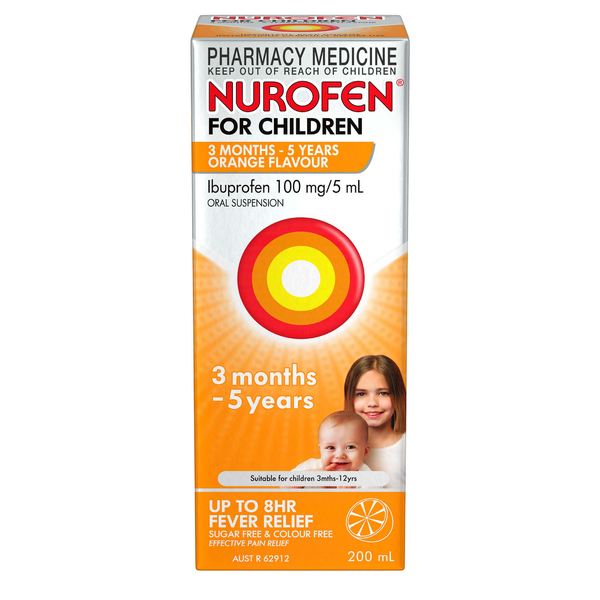 Nurofen For Children 3 Months - 5 Years Orange 200ml