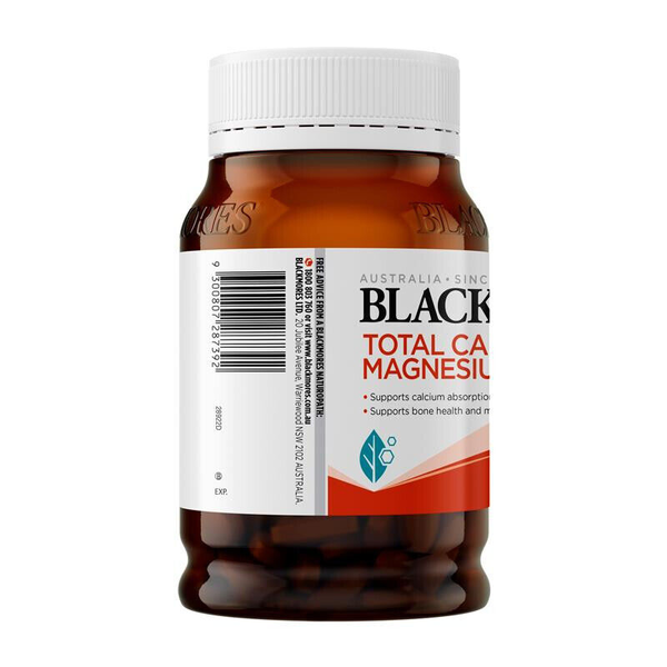 Blackmores Total Calcium, Magnesium + D3 200 Tablets