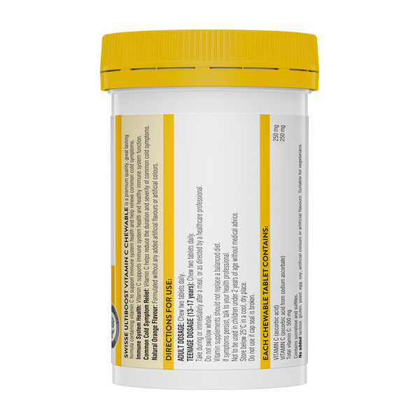 Swisse Ultiboost Vitamin C 110 Chewable Tablets