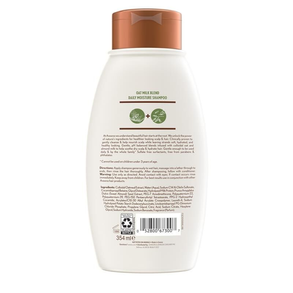 Aveeno Daily Moisture Shampoo Oat Milk Blend 354ml
