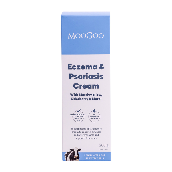 MooGoo Eczema & Psoriasis Cream With Marshmallow 200g