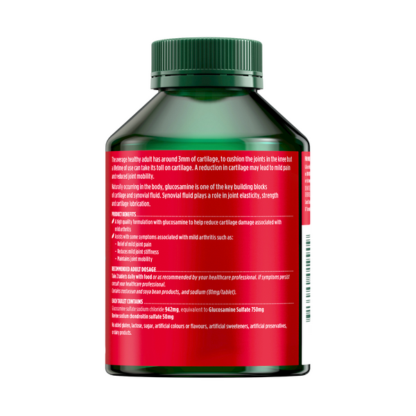 Nature's Own Glucosamine Sulfate With Chondroitin 200 Tablets