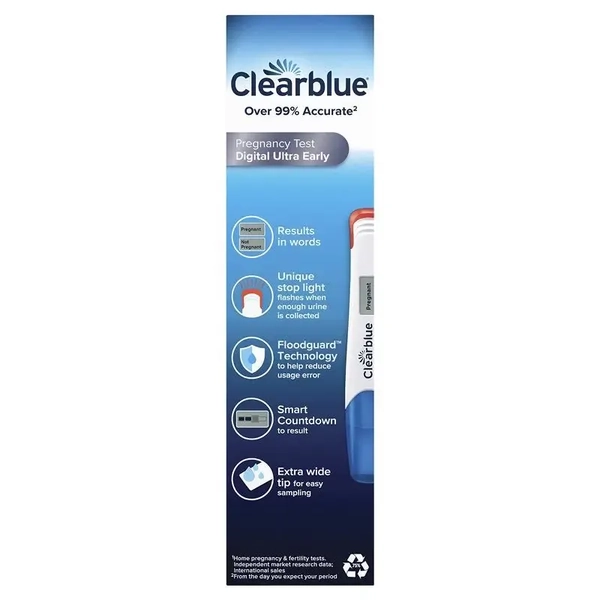 Clearblue Digital Ultra Early Pregnancy Test - 1 Digital Test