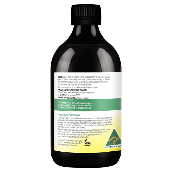 Comvita Olive Leaf Extract Peppermint Flavour 500ml