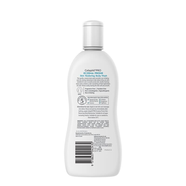 Cetaphil Pro Eczema Prone Body Wash 295ml