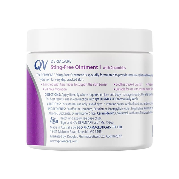 Ego Qv Dermcare Sting Free Ointment 200g