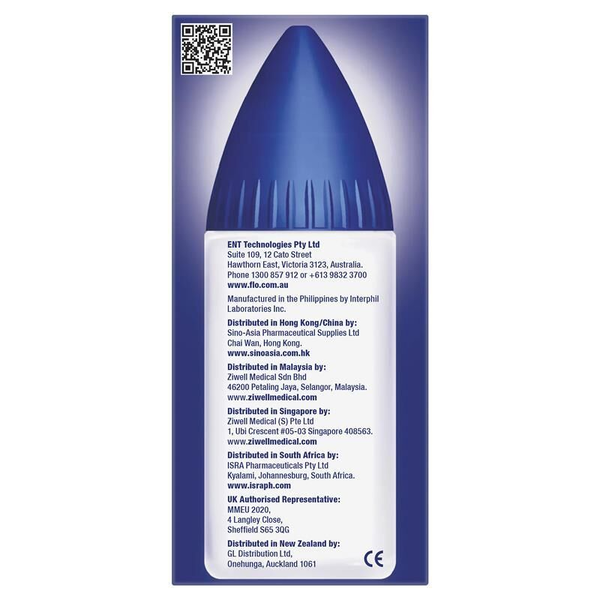 Flo Sinus Care Starter Kit Bottle + 12 Sachets