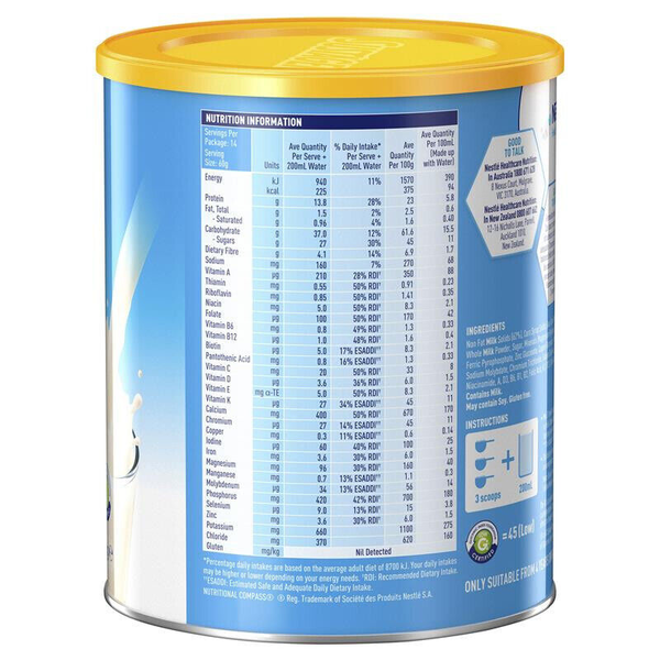Sustagen Hospital Formula Plus Fibre 840g Vanilla Flavour