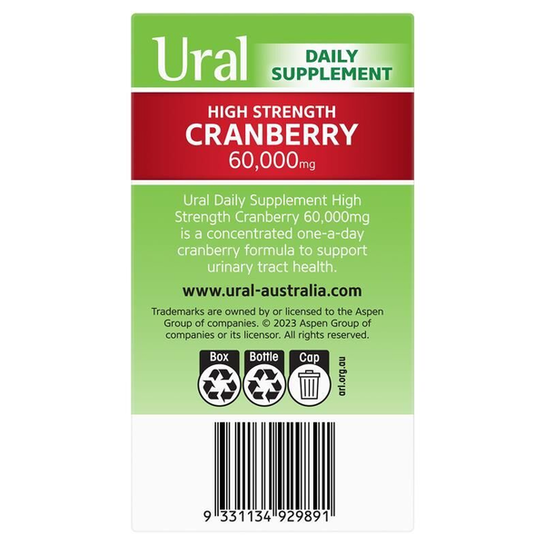 Ural High Strength Cranberry 90 Capsules
