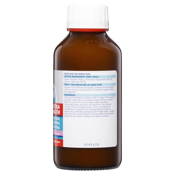 Gaviscon Extra Strength Aniseed Liquid Suspension 300ml