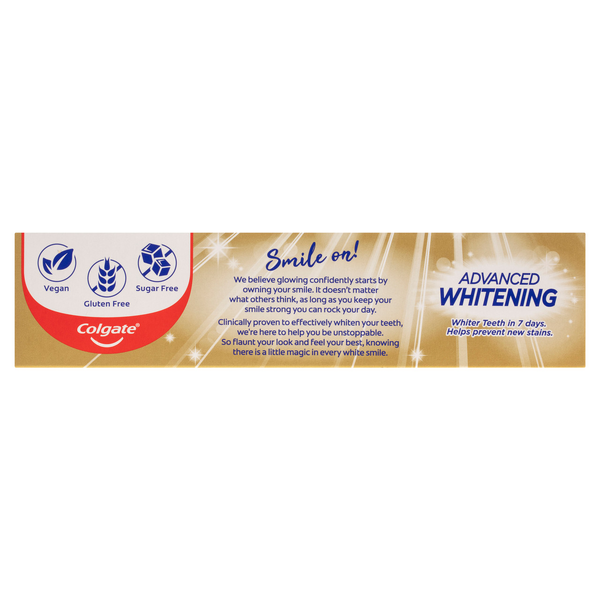 Colgate Advanced Whitening + Tartar Control Toothpaste 200g