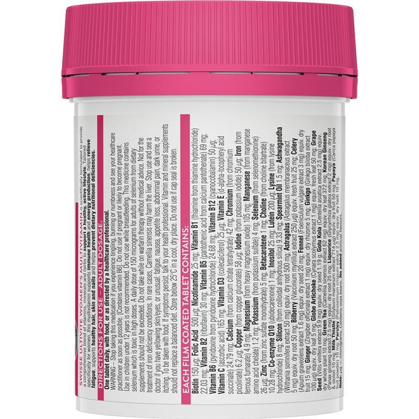 Swisse Ultivite Women's Multivitamin 120 Tablets