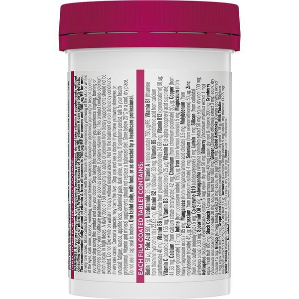 Swisse Ultivite Women's 50+ Multivitamin 90 Tablets