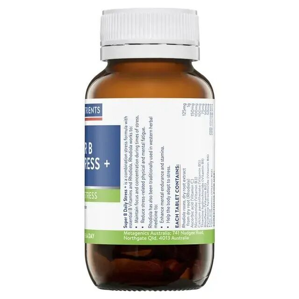 Ethical Nutrients Super B Daily Stress + 30 Tablets