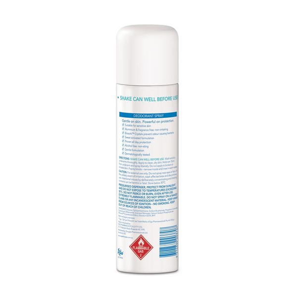 Ego Qv Naked Deodorant Spray 100g