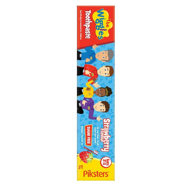 Piksters The Wiggles Ages 2-5 Sugar Free Strawberry Toothpaste 96g