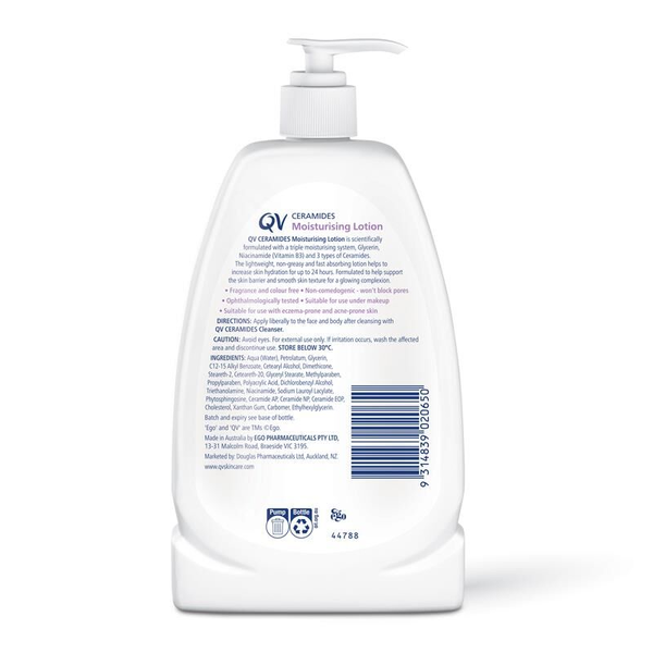 Ego Qv Ceramides Moisturising Lotion 350ml