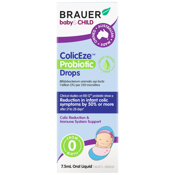 Brauer Baby & Child Coliceze Probiotic Drops 7.5ml