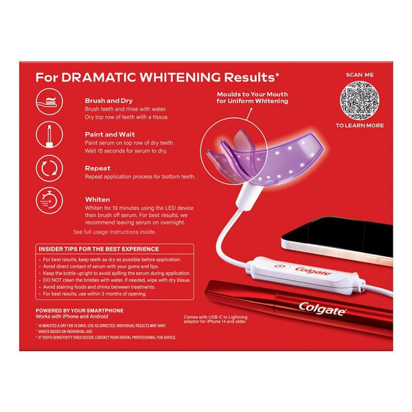 Colgate Optic White FlexLight Led Teeth Whitening Kit