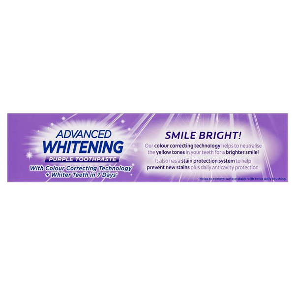 Colgate Advanced Whitening Purple Toothpaste 120g